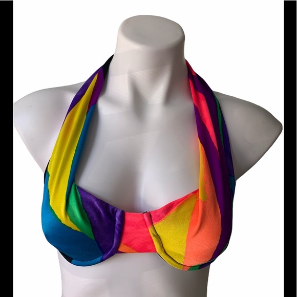 Palisades Beach Club Halter Swim Top - Picture 1 of 8